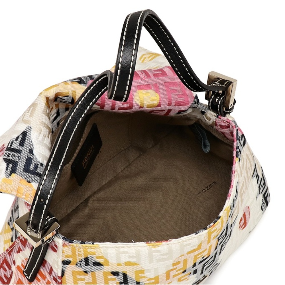 FENDI RARE vintage multicolor zucchino vitello floral mini - Picture 10 of 10